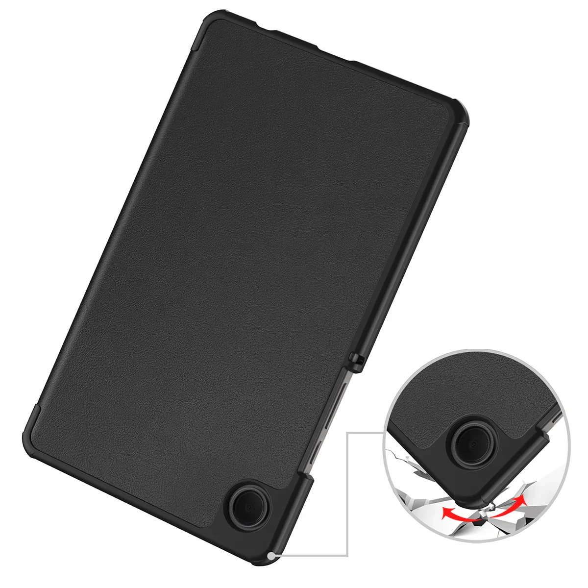Schutzhülle für Galaxy Tab A11 / A9, Bizon Case Tab Croc, Schwarz - Image 3