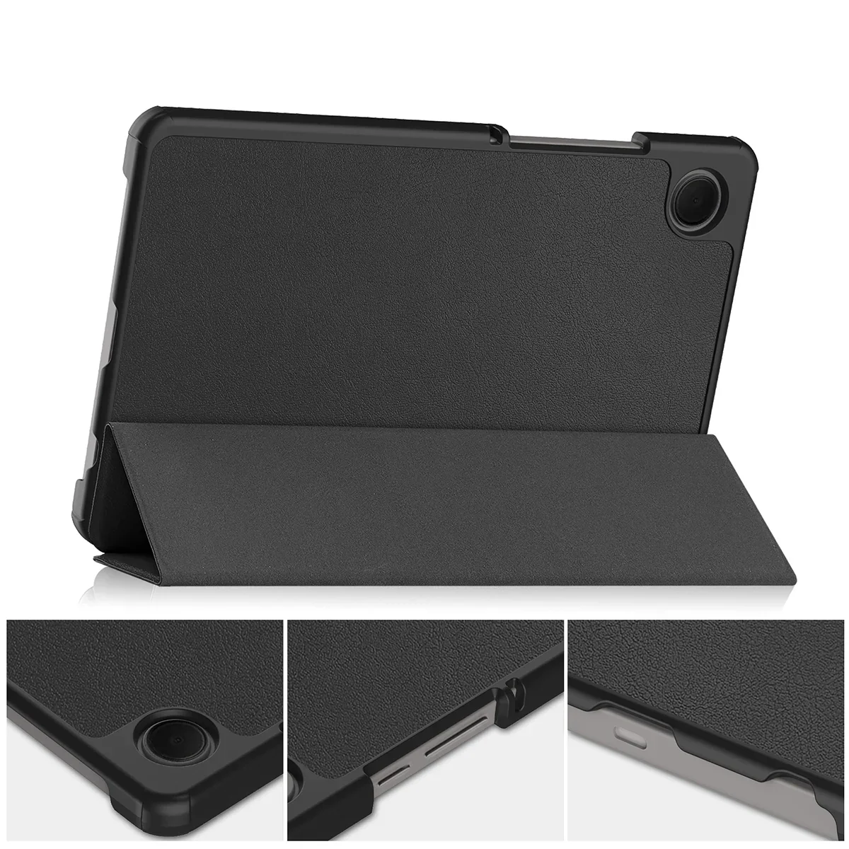 Schutzhülle für Galaxy Tab A11 / A9, Bizon Case Tab Croc, Schwarz - Image 6