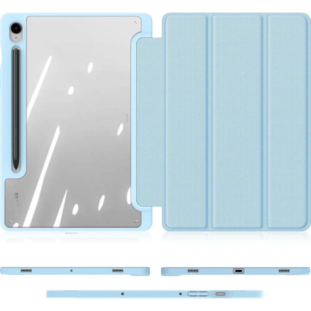 Schutzhülle für Galaxy Tab S10 FE / S9 FE / S9, Dux Ducis Toby, Blau - Image 6