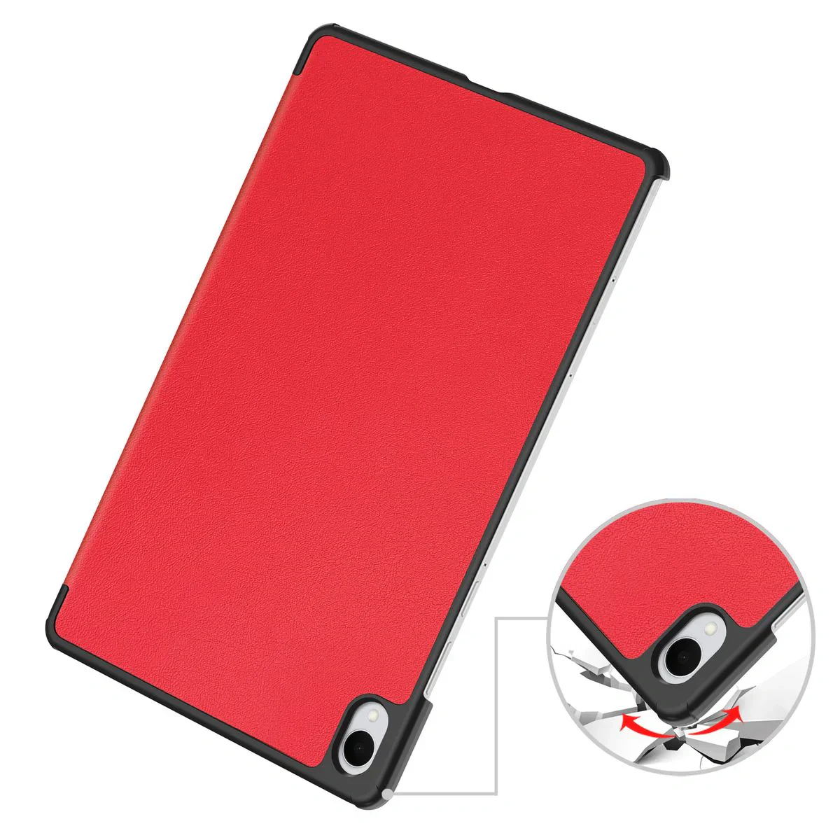 Schutzhülle für Galaxy Tab S11, Bizon Case Tab Croc, Rot - Image 3