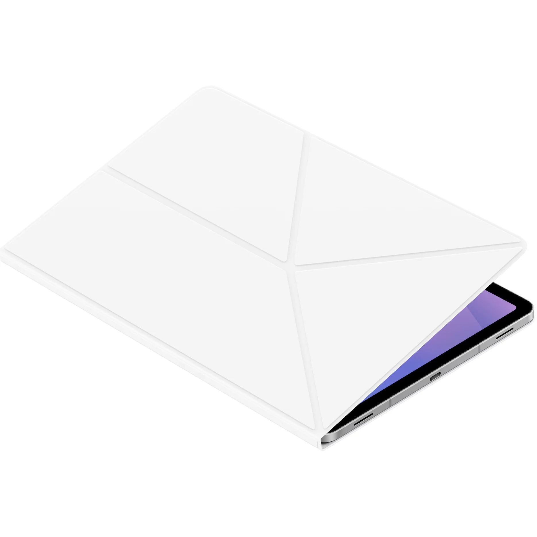 Schutzhülle für Galaxy Tab S11, Samsung Smart Book Cover, Weiß - Image 8