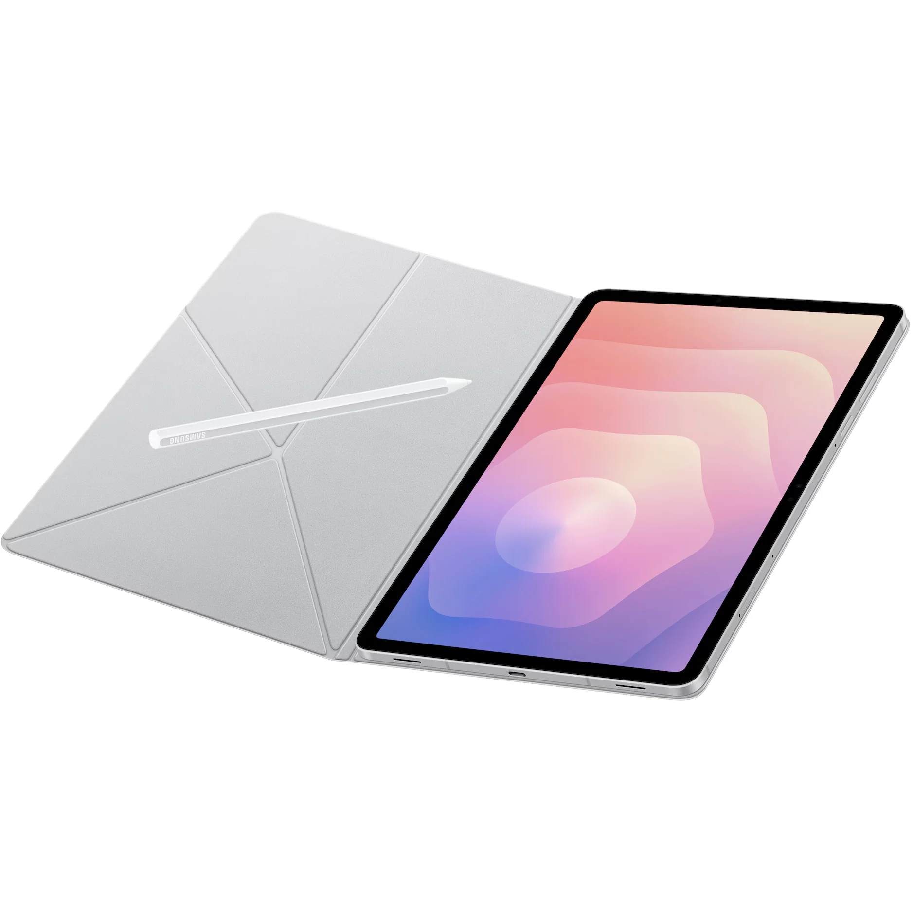 Schutzhülle für Galaxy Tab S11, Samsung Smart Book Cover, Weiß - Image 9
