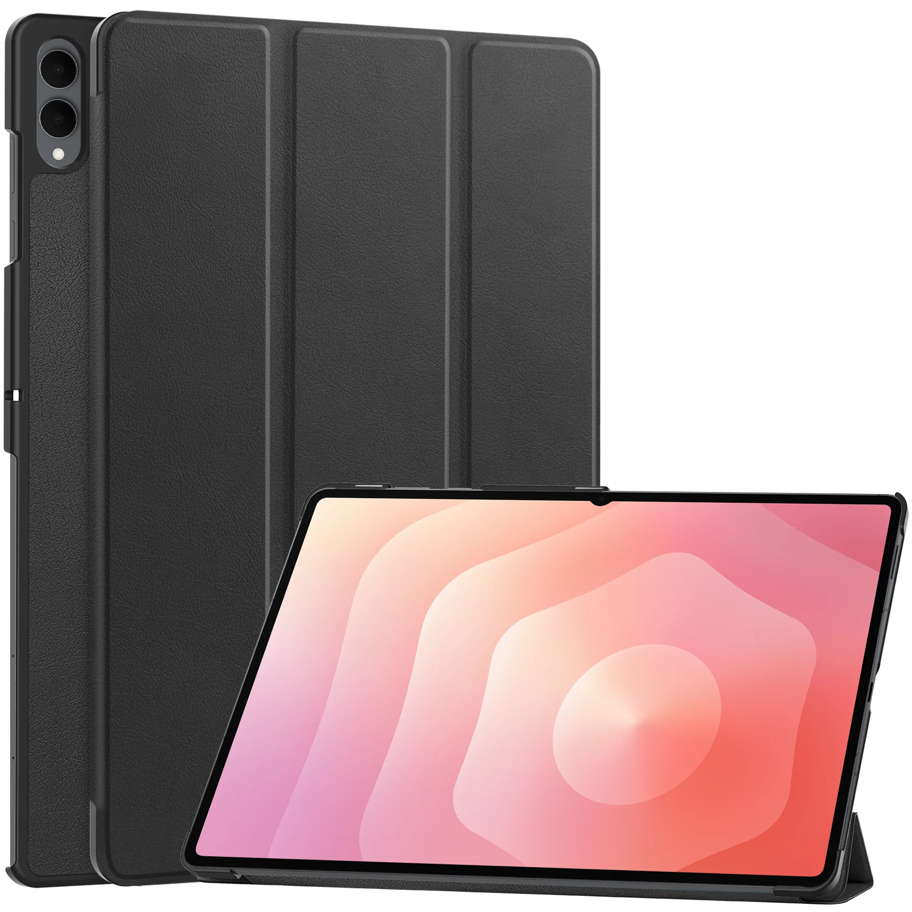 Schutzhülle für Galaxy Tab S11 Ultra, Bizon Case Tab Croc, Schwarz