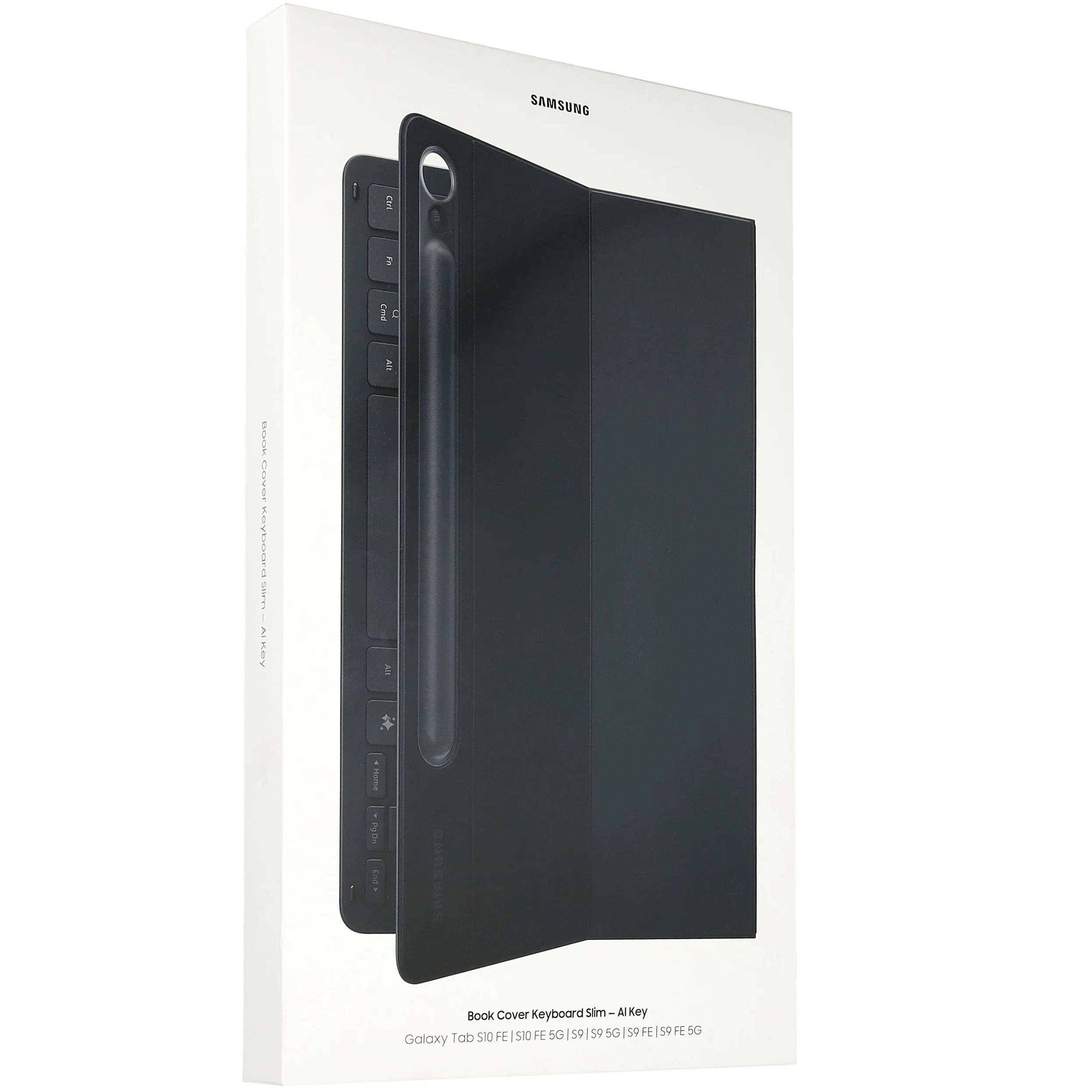 Schutzhülle für Galaxy Tab S9 / S9 FE mit Tastatur, Samsung Book Cover Keyboard Slim, Schwarz - Image 10