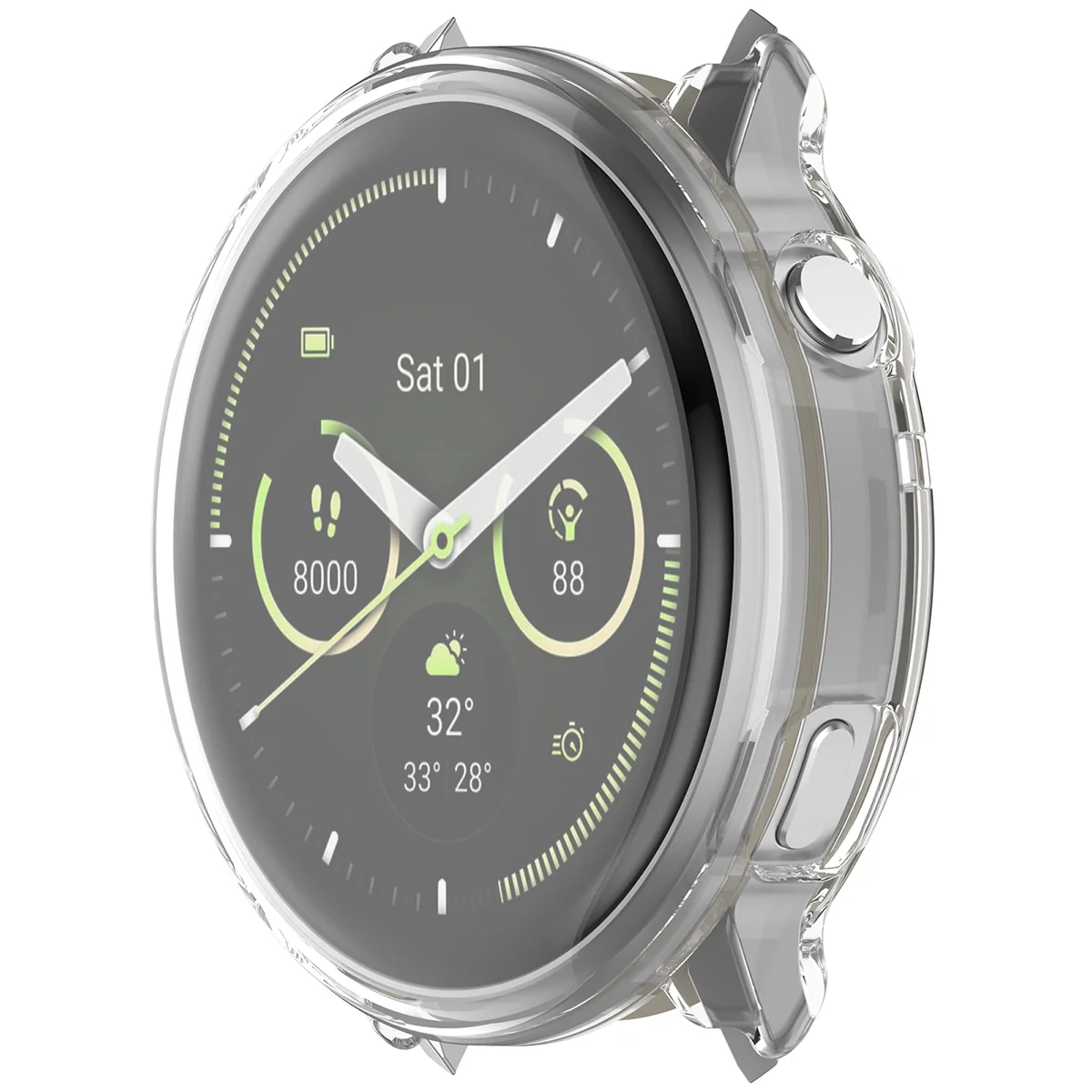 Schutzhülle für Garmin Venu 4 45 mm, Bizon Case Watch Felipe, Transparent - Image 8