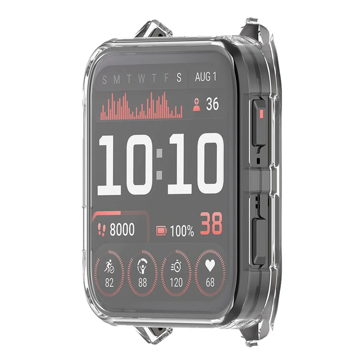 Schutzhülle für Garmin Venu X1, Bizon Case Watch Felipe, Transparent - Image 8