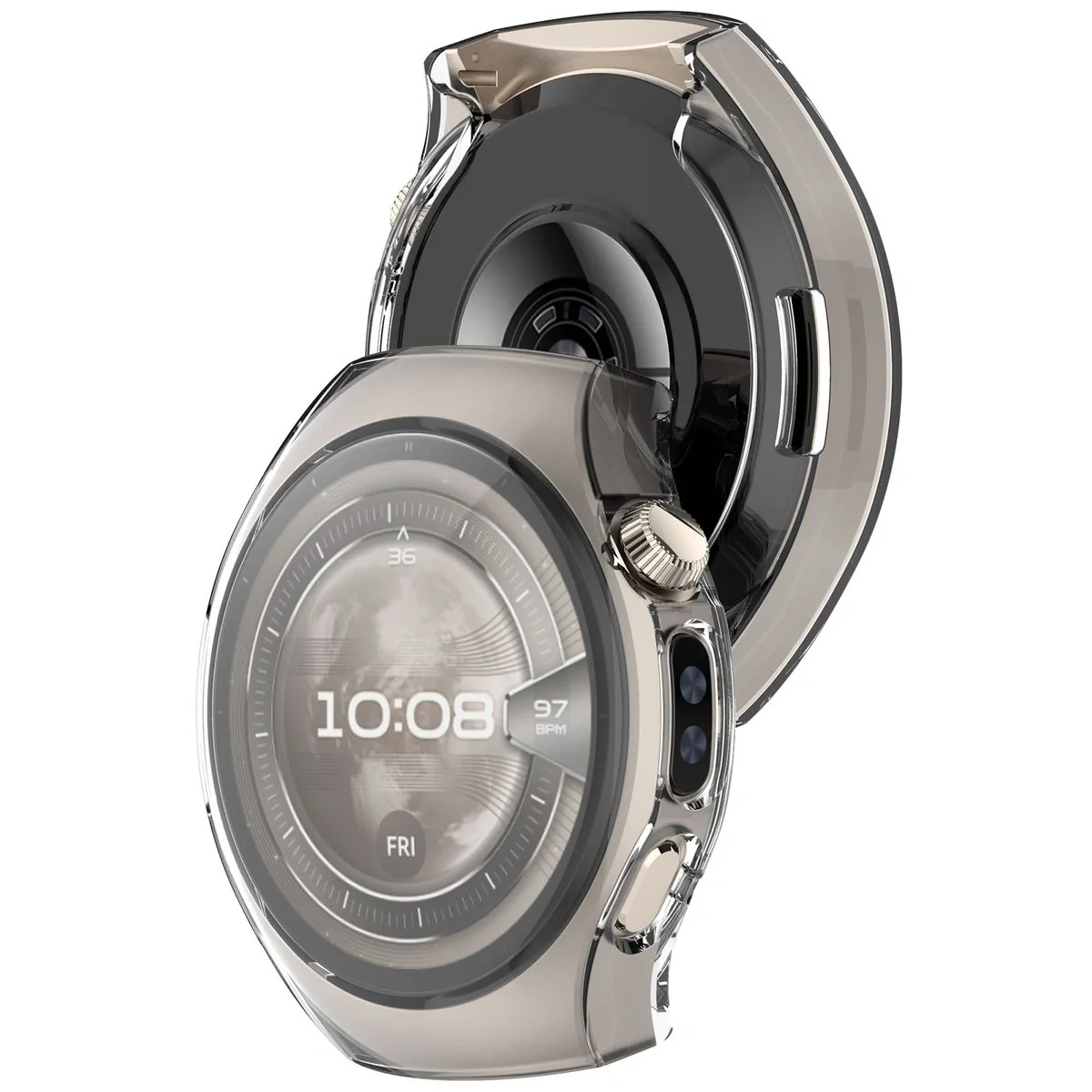Schutzhülle für Huawei Watch 5 42mm, Bizon Case Watch Felipe, Transparent