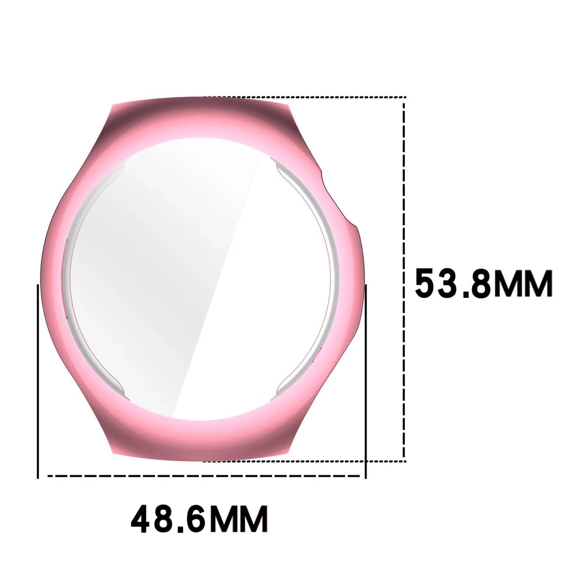 Schutzhülle für Huawei Watch 5 46mm, Bizon Case Watch Felipe, Rosa - Image 2