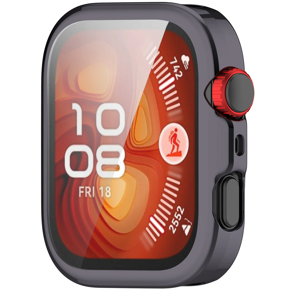 Schutzhülle für Huawei Watch Fit 4 Pro, Bizon Case Watch Felipe, Grau - Image 8