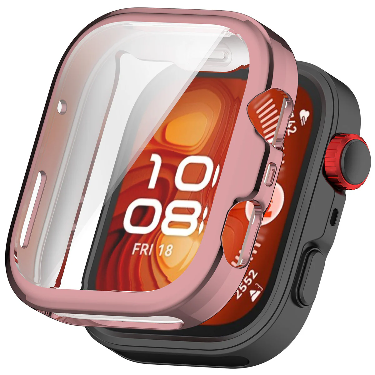 Schutzhülle für Huawei Watch Fit 4 Pro, Bizon Case Watch Felipe, Rosa - Image 7