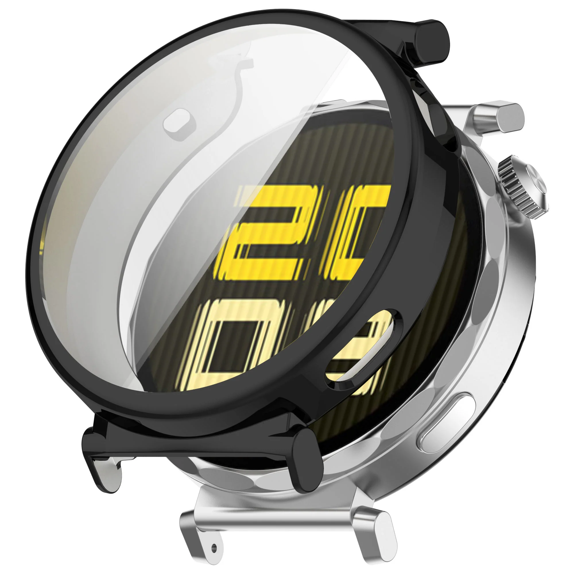 Schutzhülle für Huawei Watch GT 5 Pro 42 mm, Bizon Case Watch Felipe, Schwarz - Image 7