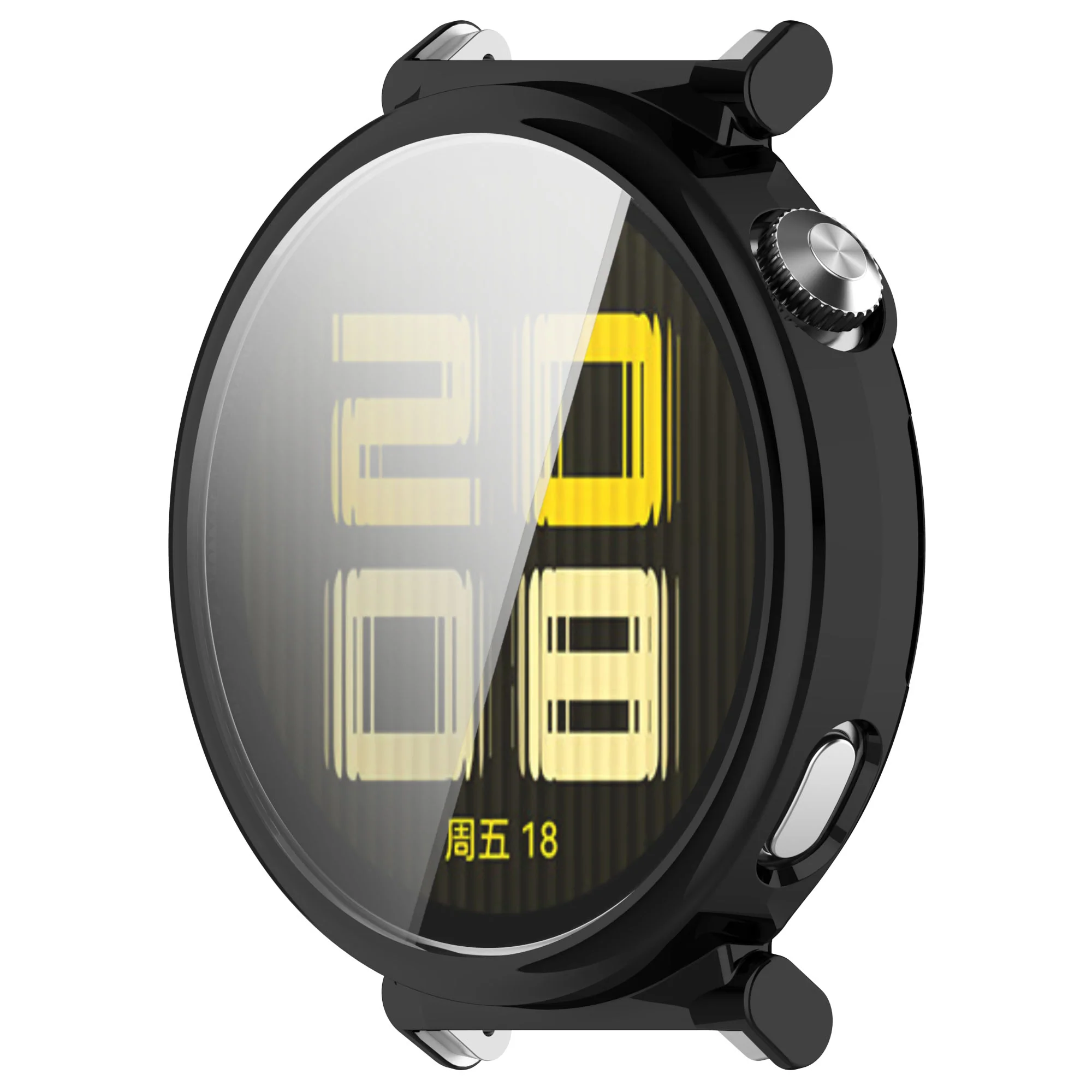 Schutzhülle für Huawei Watch GT 5 Pro 42 mm, Bizon Case Watch Felipe, Schwarz - Image 8