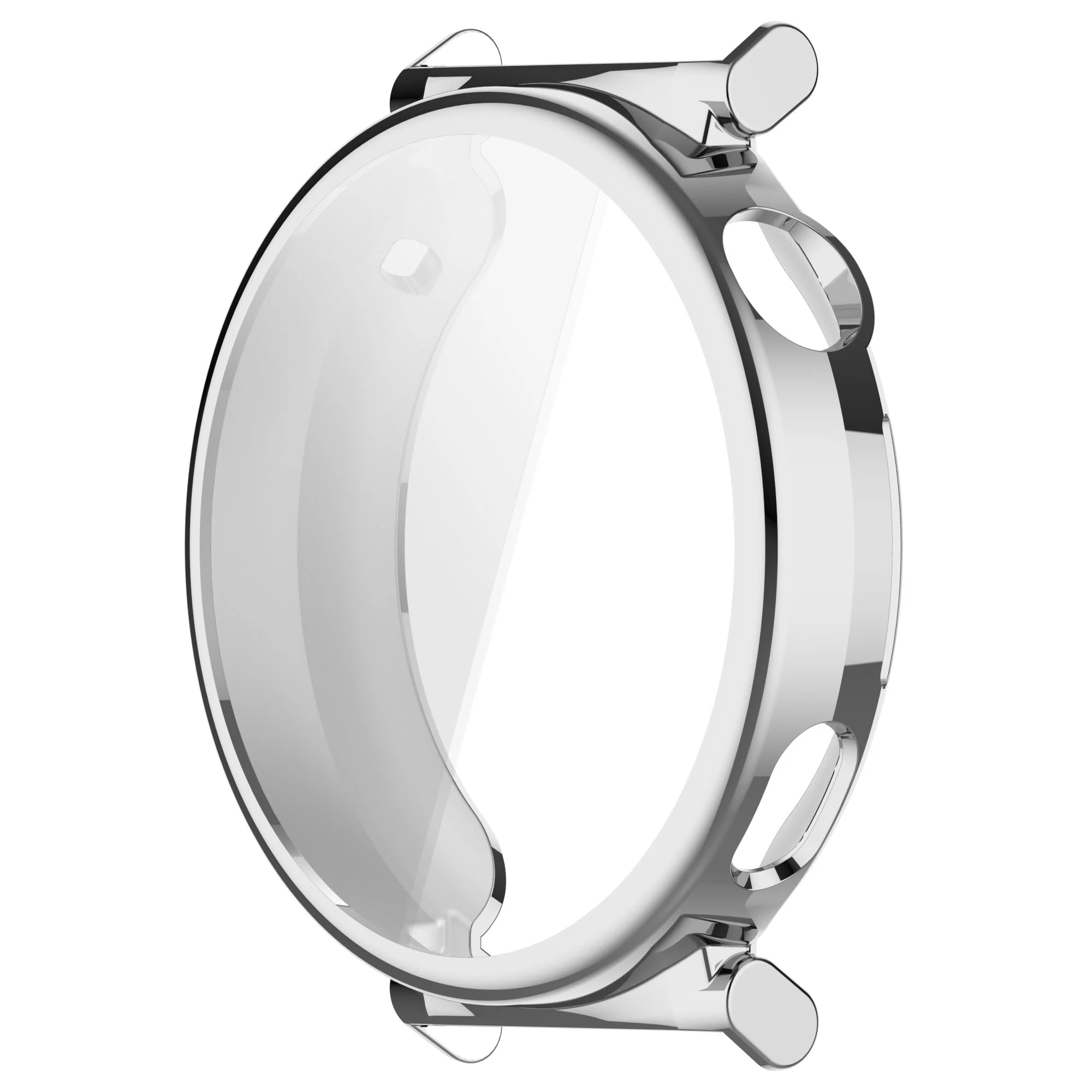 Schutzhülle für Huawei Watch GT 5 Pro 42 mm, Bizon Case Watch Felipe, Silbern - Image 3