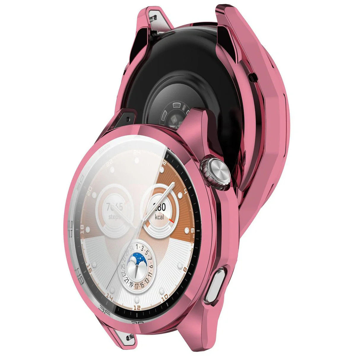 Schutzhülle für Huawei Watch GT6 46 mm, Bizon Case Watch Felipe, Rosa - Image 2