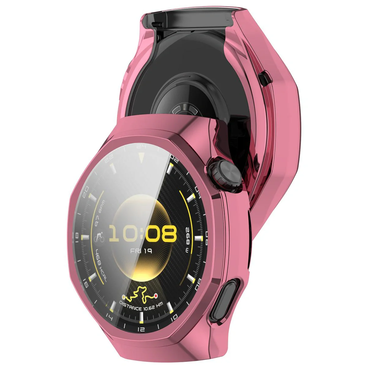 Schutzhülle für Huawei Watch GT6 Pro 46 mm, Bizon Case Watch Felipe, Rosa