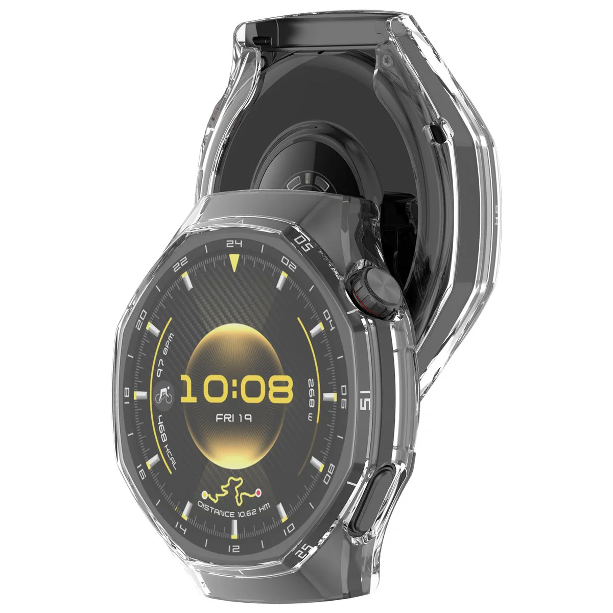 Schutzhülle für Huawei Watch GT6 Pro 46 mm, Bizon Case Watch Felipe, Transparent