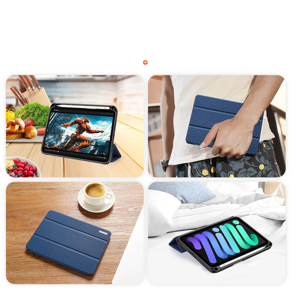 Schutzhülle für iPad Mini 7 2024 / 6 2021, Dux Ducis Domo, Dunkelblau - Image 8