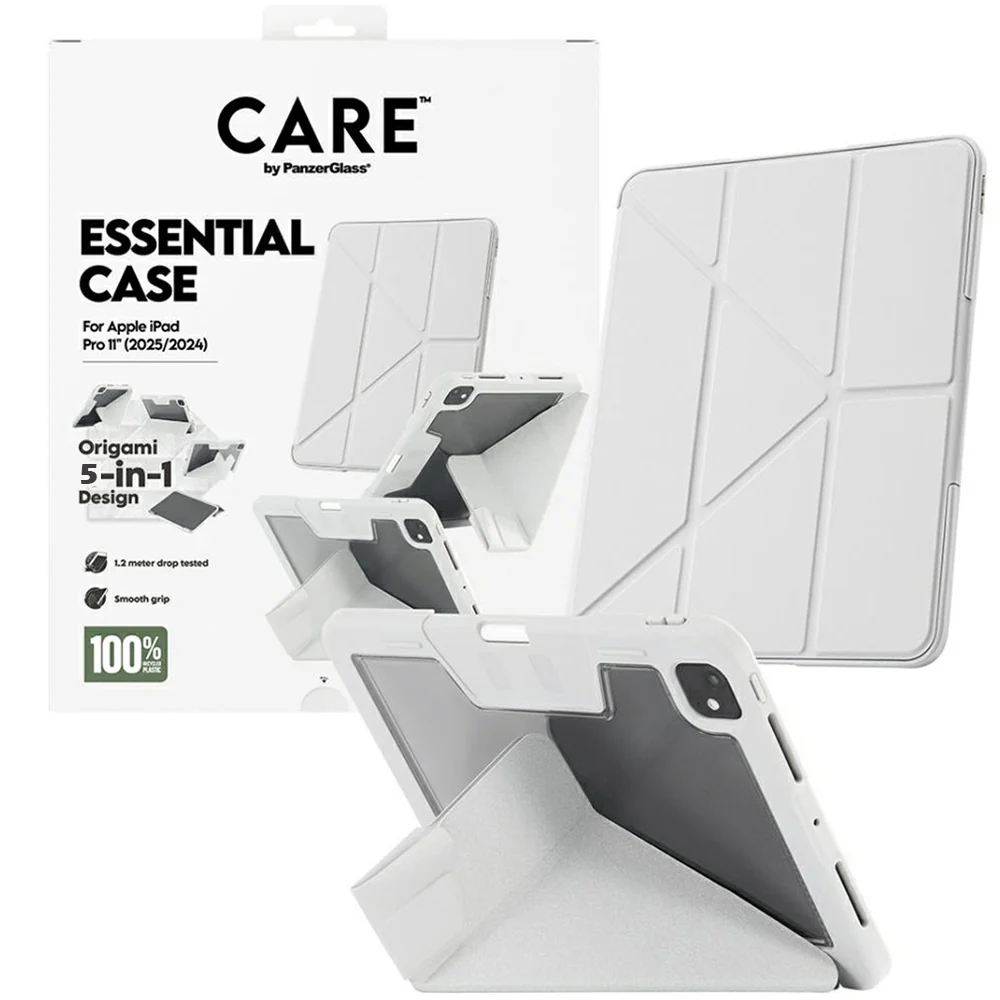 Schutzhülle für iPad Pro 11" 2025 / 2024, CARE by PanzerGlass TPU Essential Case, Hellgrau-Transparent - Image 4