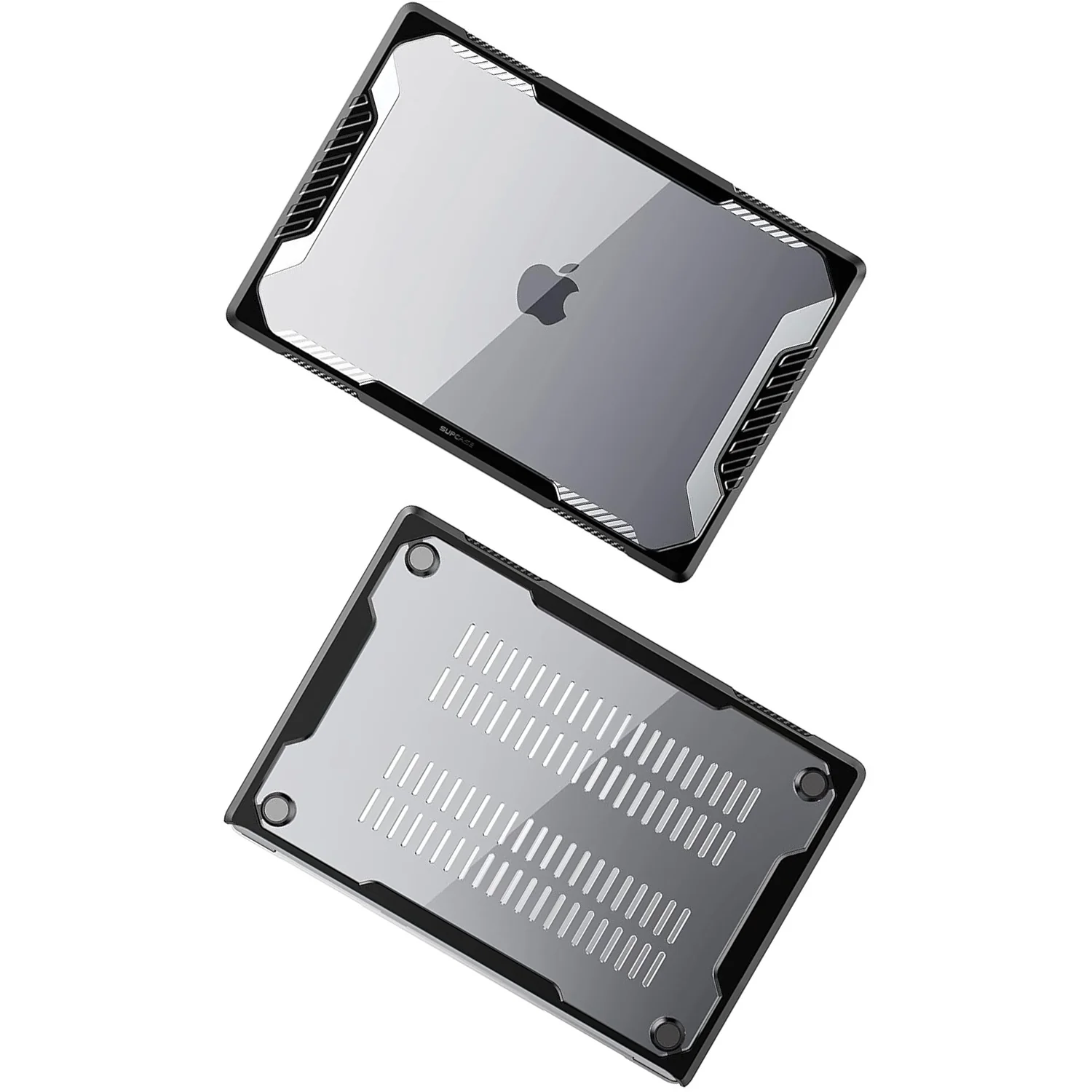 Schutzhülle für MacBook Air 13.6" M4 / M3 / M2, Supcase Unicorn Beetle UB, Schwarz/Transparent - Image 3