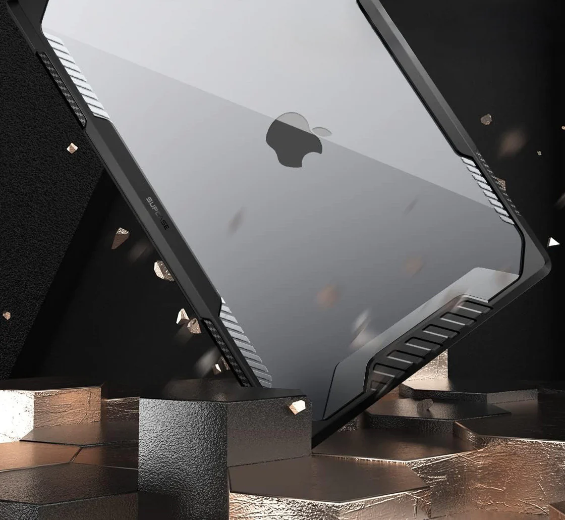 Schutzhülle für MacBook Air 13.6" M4 / M3 / M2, Supcase Unicorn Beetle UB, Schwarz/Transparent - Image 5