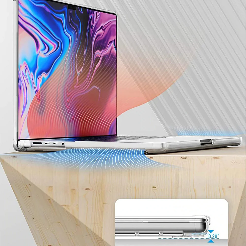 Schutzhülle für MacBook Pro 14" 2021-2026, Supcase UB Clear, Transparent - Image 6