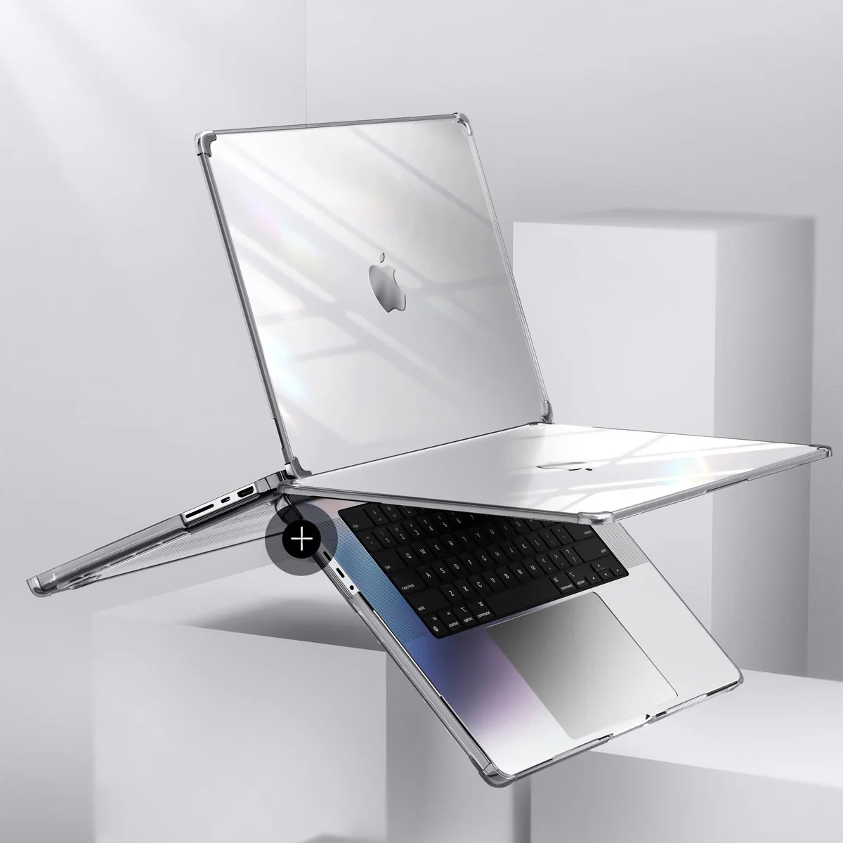 Schutzhülle für MacBook Pro 16" 2021-2026, Supcase UB Clear, Transparent-Rauchfarben - Image 4
