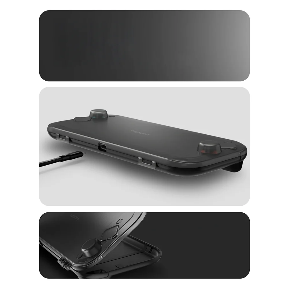 Schutzhülle für Nintendo Switch 2, Spigen Thin Fit 360, Schwarz Rauch - Image 14