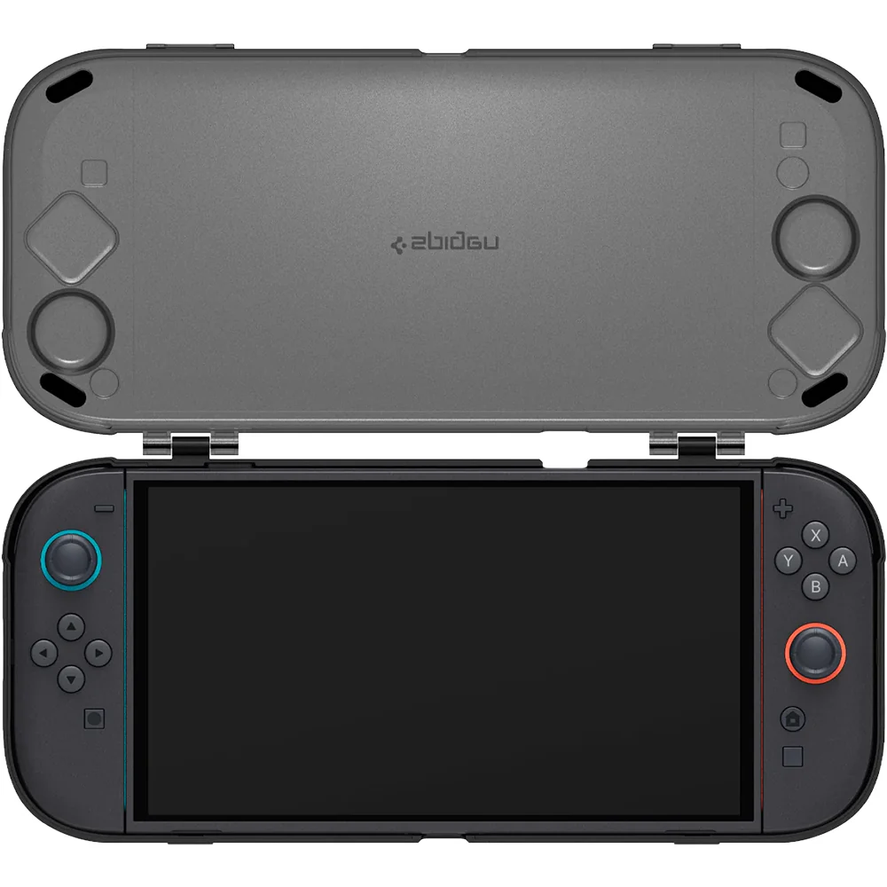 Schutzhülle für Nintendo Switch 2, Spigen Thin Fit 360, Schwarz Rauch - Image 4