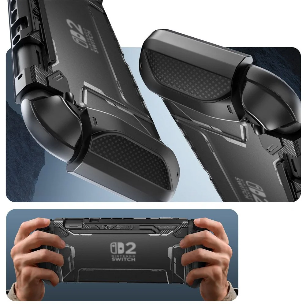 Schutzhülle für Nintendo Switch 2, Supcase Blade, Transparent-Schwarz - Image 5