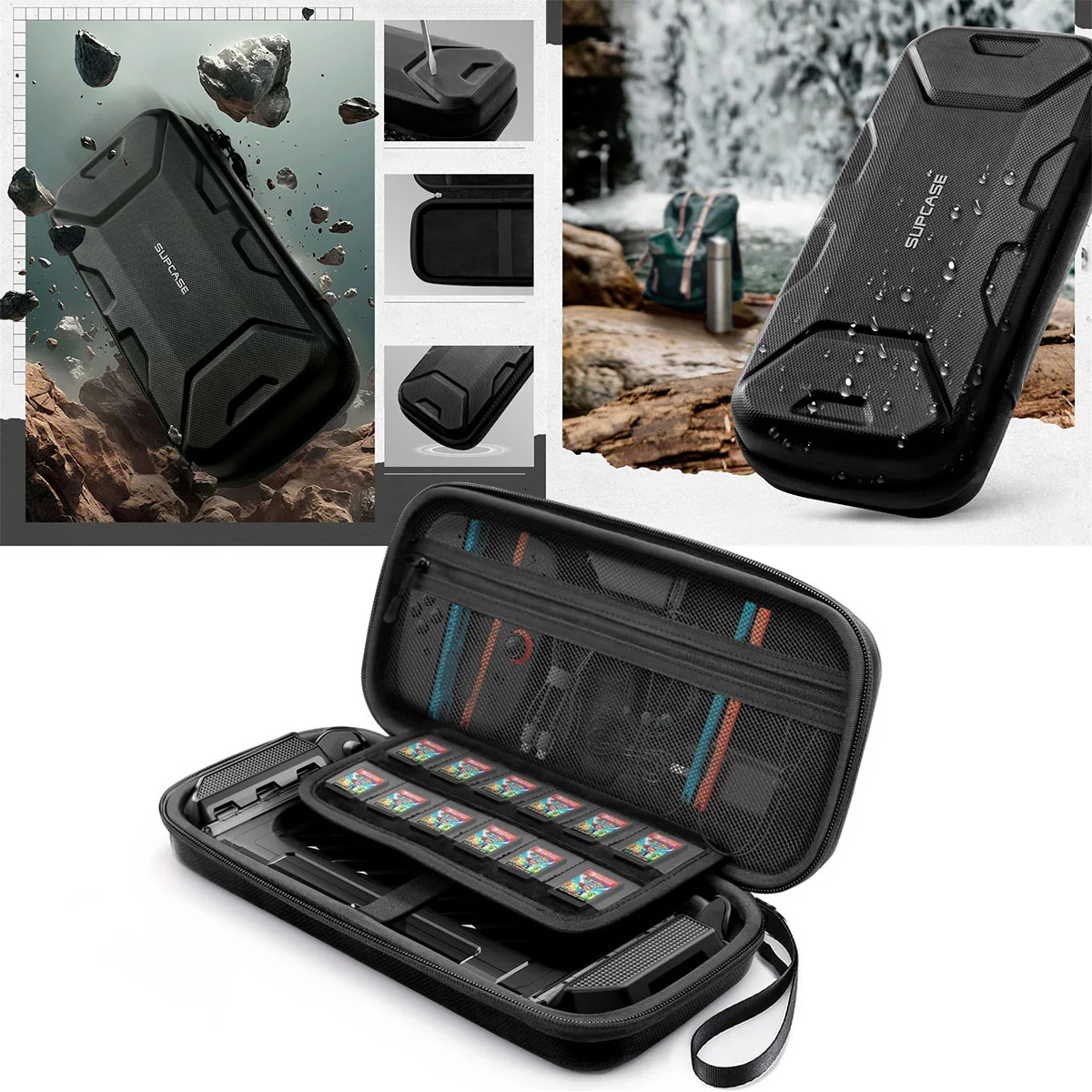 Schutzhülle für Nintendo Switch 2, Supcase Carrying Plus, Schwarz - Image 7