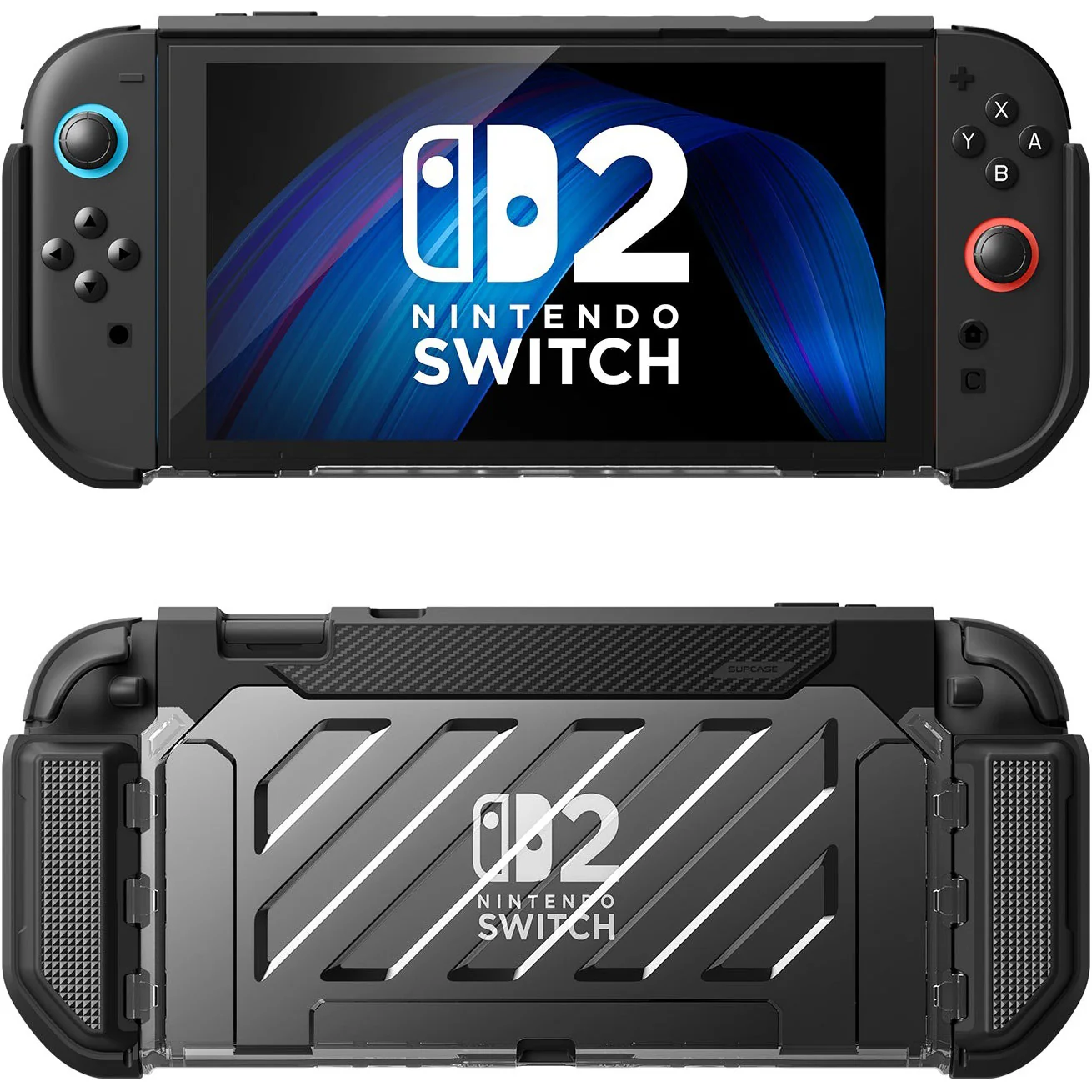 Schutzhülle für Nintendo Switch 2, Supcase UB Pro, Transparent-Schwarz - Image 2