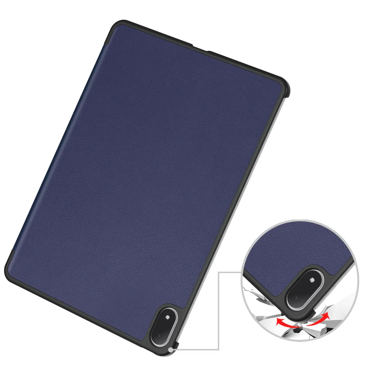 Schutzhülle für OnePlus Pad 3 / 2 Pro / OPPO Pad 4 Pro, Bizon Case Tab Croc, Dunkelblau - Image 3