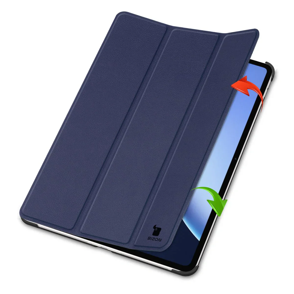 Schutzhülle für OnePlus Pad 3 / 2 Pro / OPPO Pad 4 Pro, Bizon Case Tab Croc, Dunkelblau - Image 6