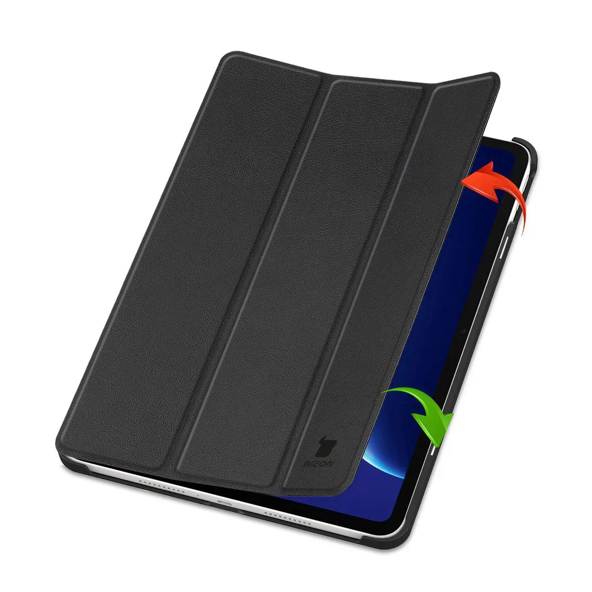 Schutzhülle für OnePlus Pad Go 2 / Oppo Pad Air5, Bizon Case Tab Croc, Schwarz - Image 6