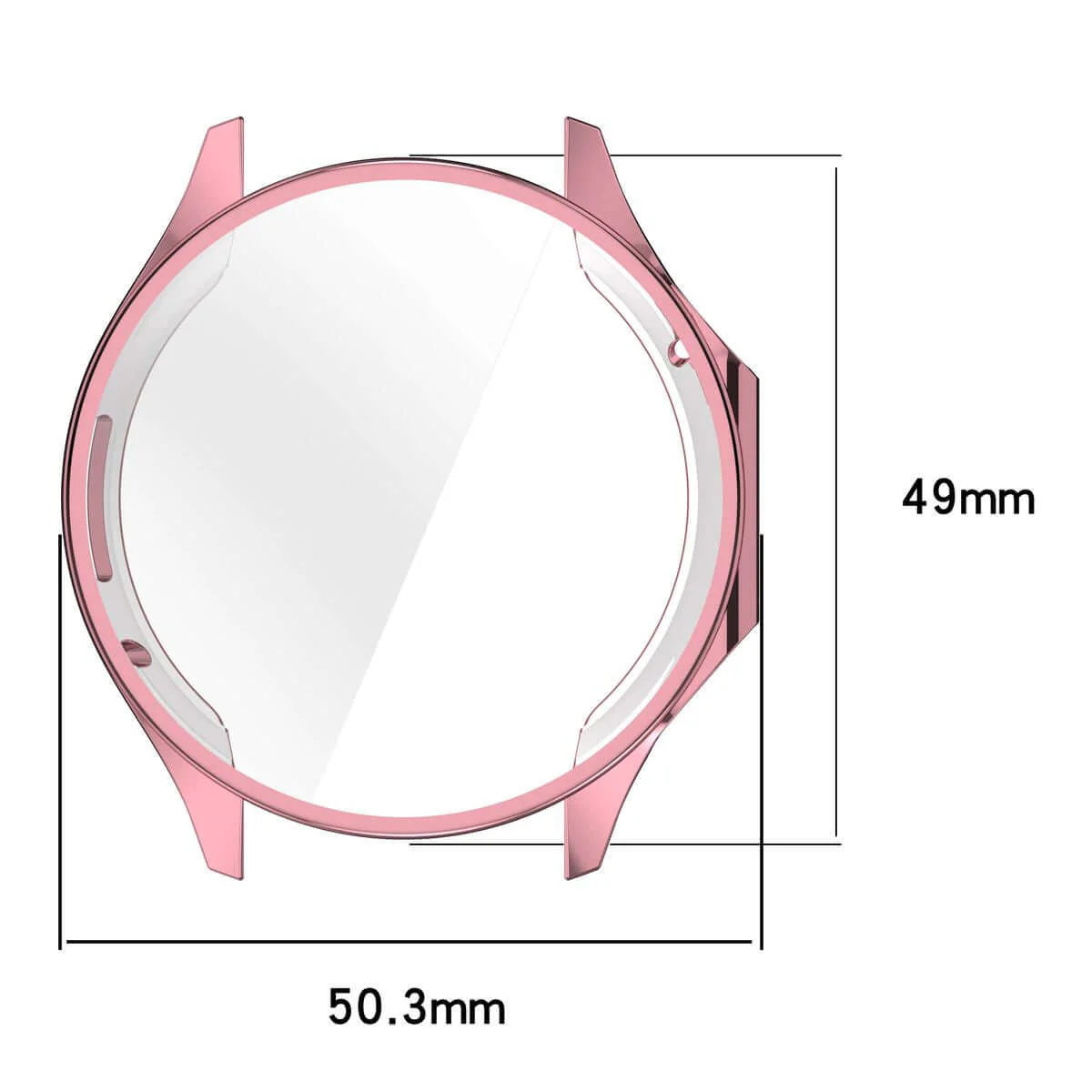 Schutzhülle für OnePlus Watch 3 / Oppo Watch X2, Bizon Case Watch Felipe, Rosa - Image 2