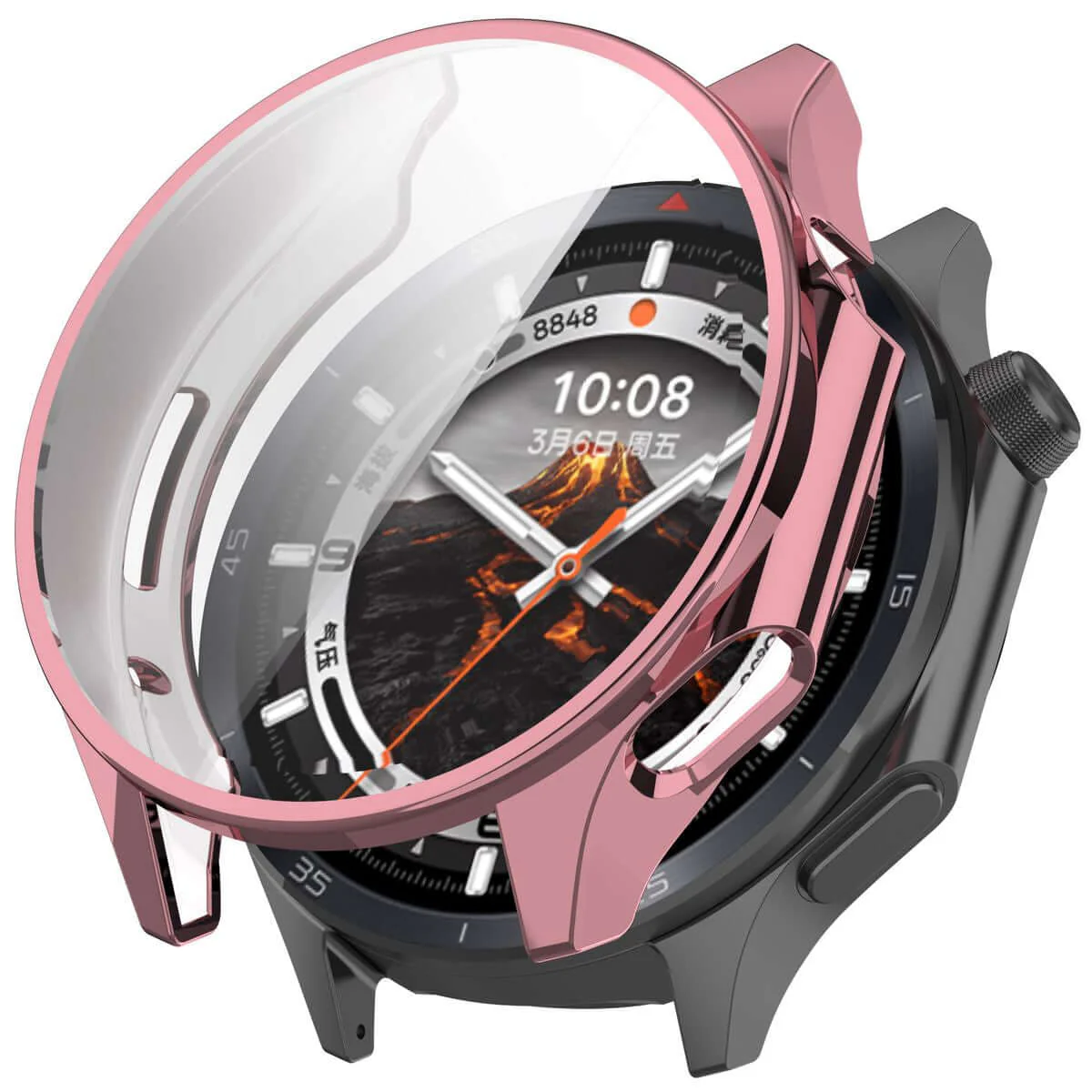 Schutzhülle für OnePlus Watch 3 / Oppo Watch X2, Bizon Case Watch Felipe, Rosa - Image 7