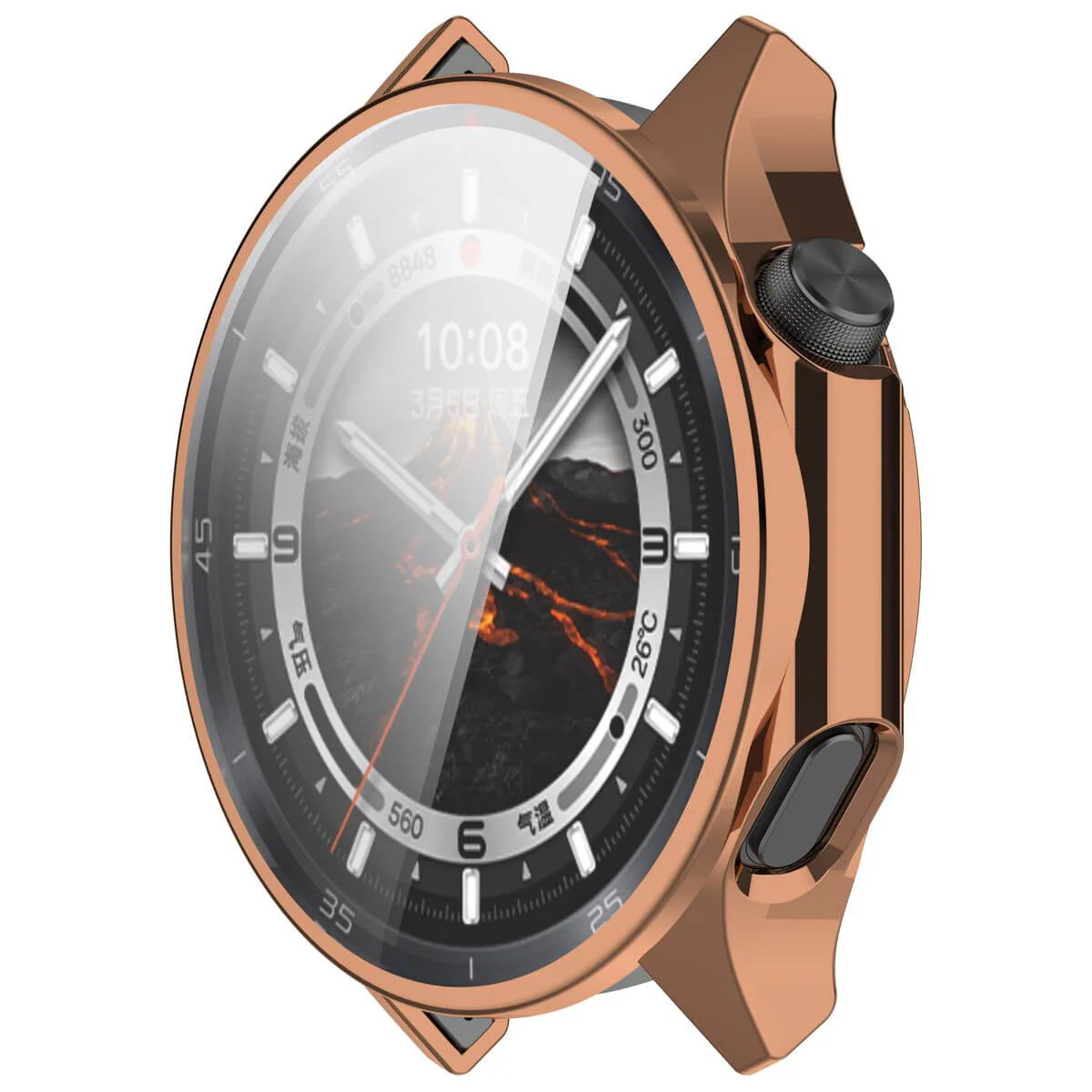 Schutzhülle für OnePlus Watch 3 / Oppo Watch X2, Bizon Case Watch Felipe, Rosegold - Image 8