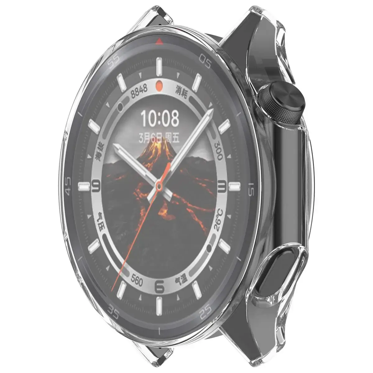 Schutzhülle für OnePlus Watch 3 / Oppo Watch X2, Bizon Case Watch Felipe, Transparent - Image 8