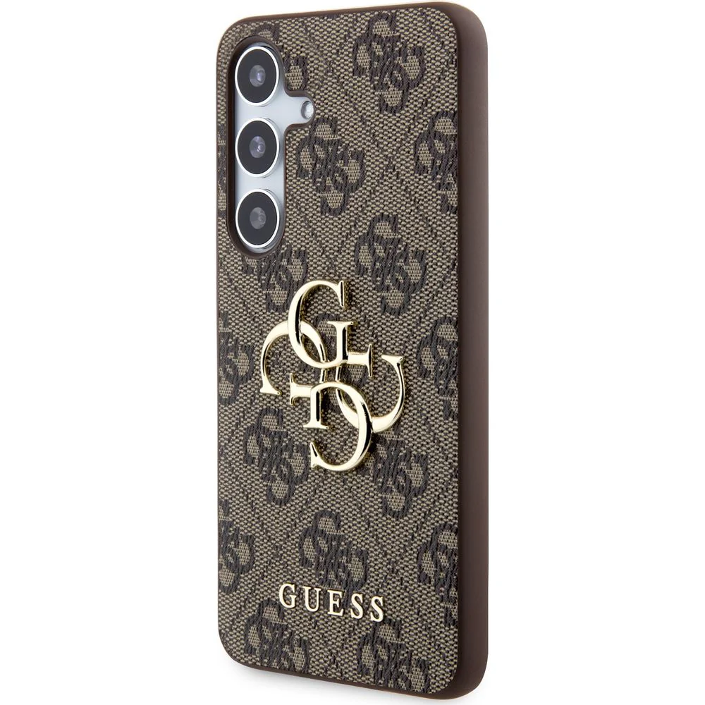 Schutzhülle für Galaxy S24, Guess 4G Big Metal Logo, Braun - Image 2