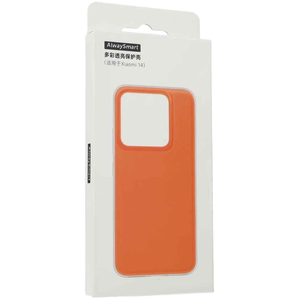 Schutzhülle für Xiaomi 14, AlwaySmart TPU Colorful Case, Orange - Image 6