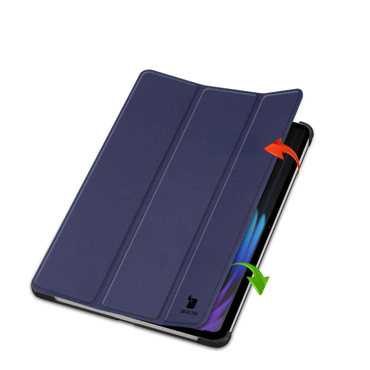 Schutzhülle für Xiaomi Pad 8 / 8 Pro / 7 / 7 Pro, Bizon Case Tab Croc, Dunkelblau - Image 4