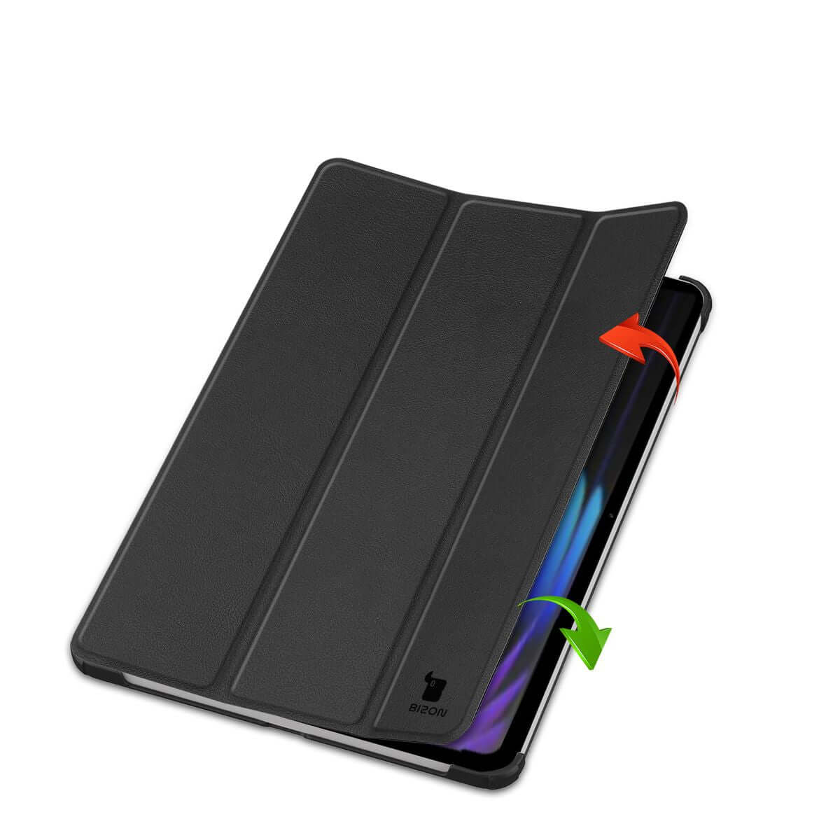 Schutzhülle für Xiaomi Pad 8 / 8 Pro / 7 / 7 Pro, Bizon Case Tab Croc, Schwarz - Image 4
