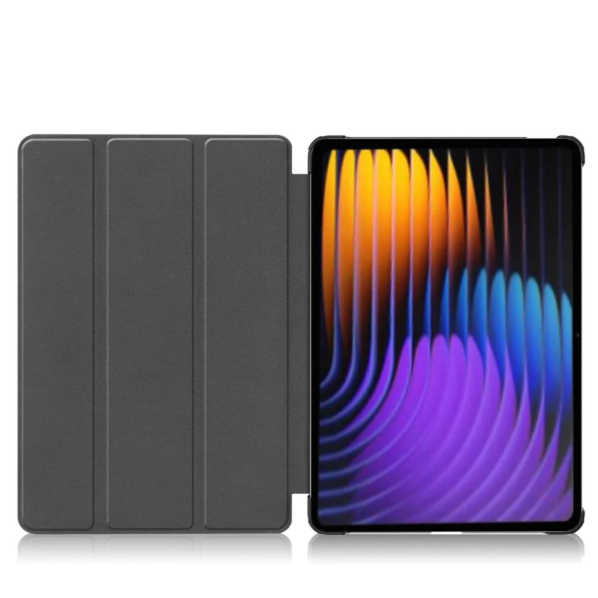 Schutzhülle für Xiaomi Pad 8 / 8 Pro / 7 / 7 Pro, Bizon Case Tab Croc, Schwarz - Image 7