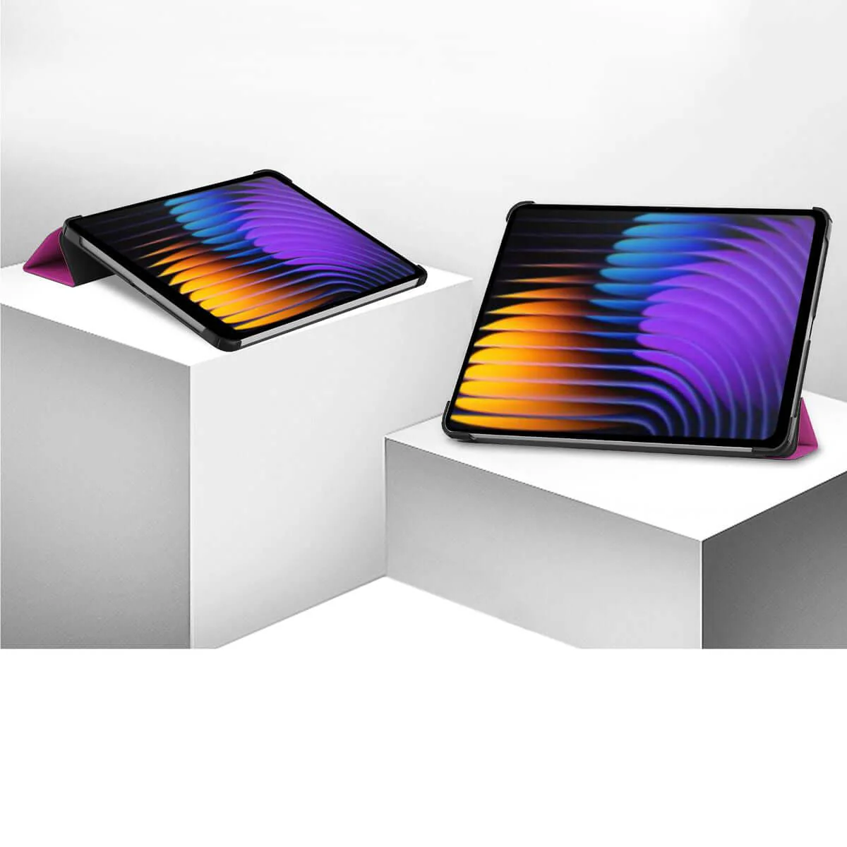 Schutzhülle für Xiaomi Pad 8 / 8 Pro / 7 / 7 Pro, Bizon Case Tab Croc, Violett - Image 2