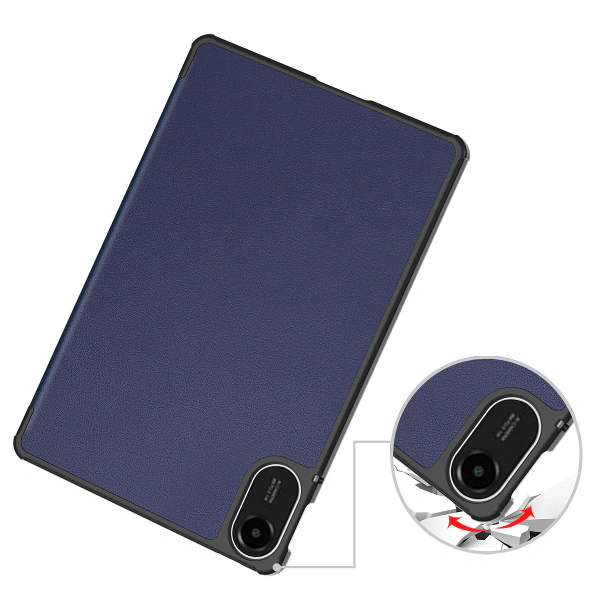 Schutzhülle für Xiaomi Redmi Pad 2, Bizon Case Tab Croc, Dunkelblau - Image 3