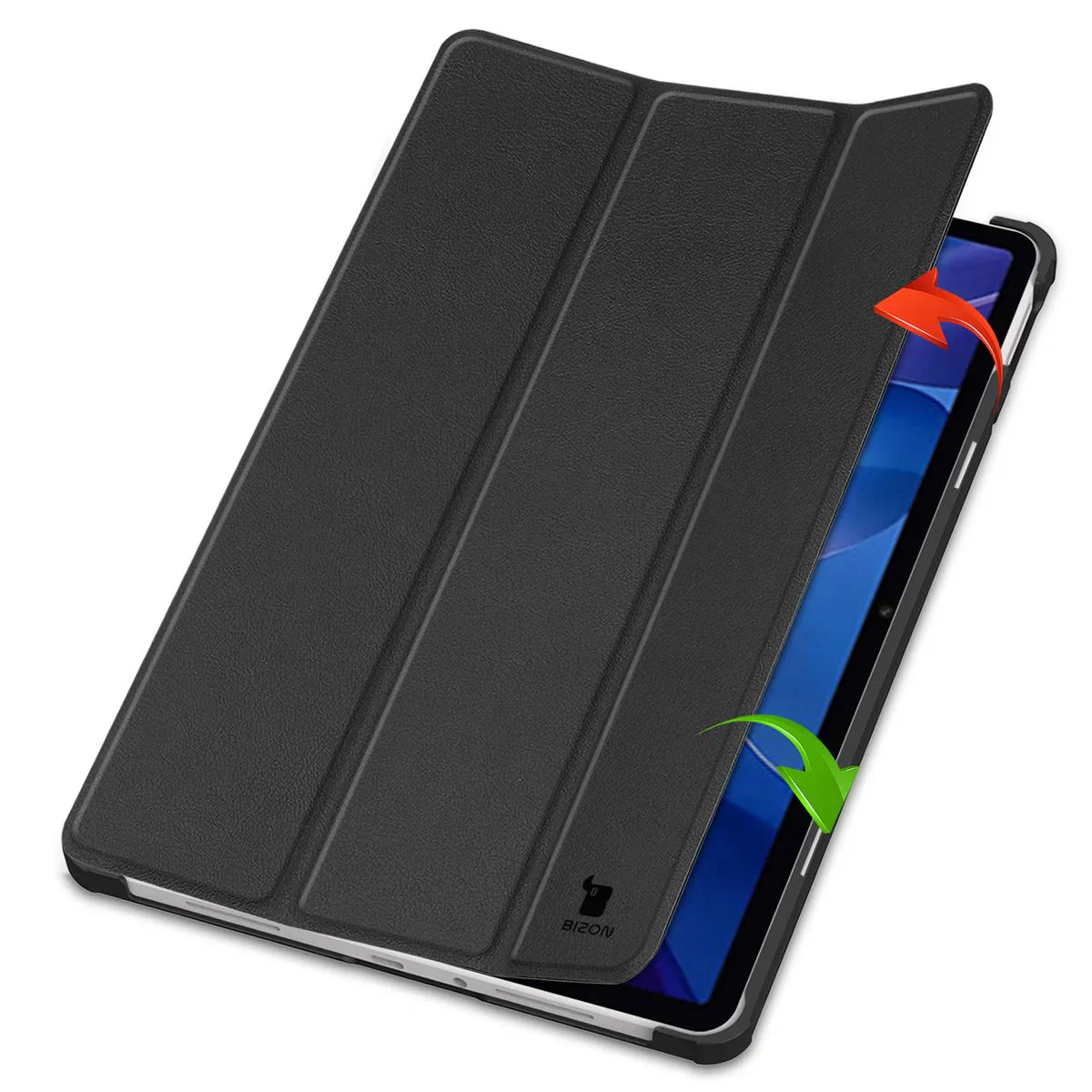 Schutzhülle für Xiaomi Redmi Pad 2, Bizon Case Tab Croc, Schwarz - Image 6