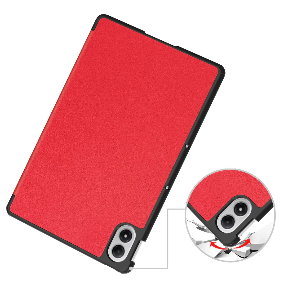 Schutzhülle für Xiaomi POCO Pad M1 / Redmi Pad 2 Pro, Bizon Case Tab Croc, Rot - Image 3
