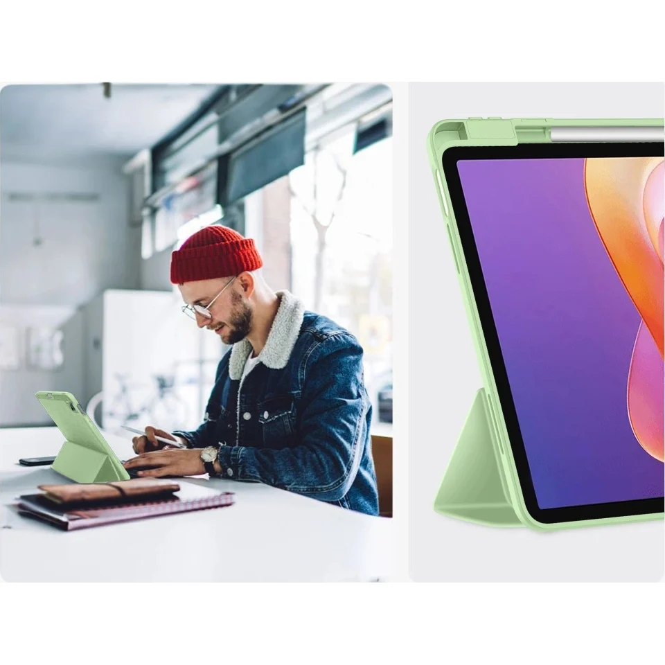 Schutzhülle für Xiaomi Redmi Pad 2, Tech-Protect SC Pen, Grün - Image 8