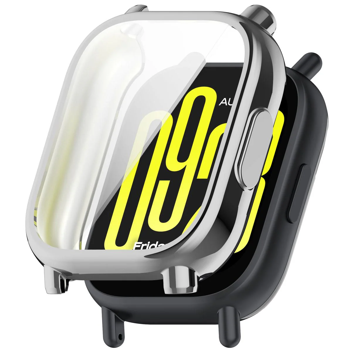 Schutzhülle für Xiaomi Redmi Watch 5 Active, Bizon Case Watch Felipe, Silbern - Image 7