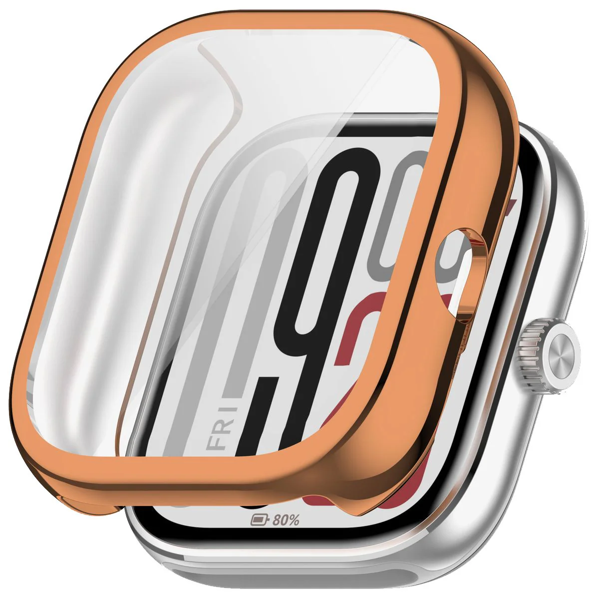 Schutzhülle für Xiaomi Redmi Watch 5, Bizon Case Watch Felipe, Rosegold - Image 7